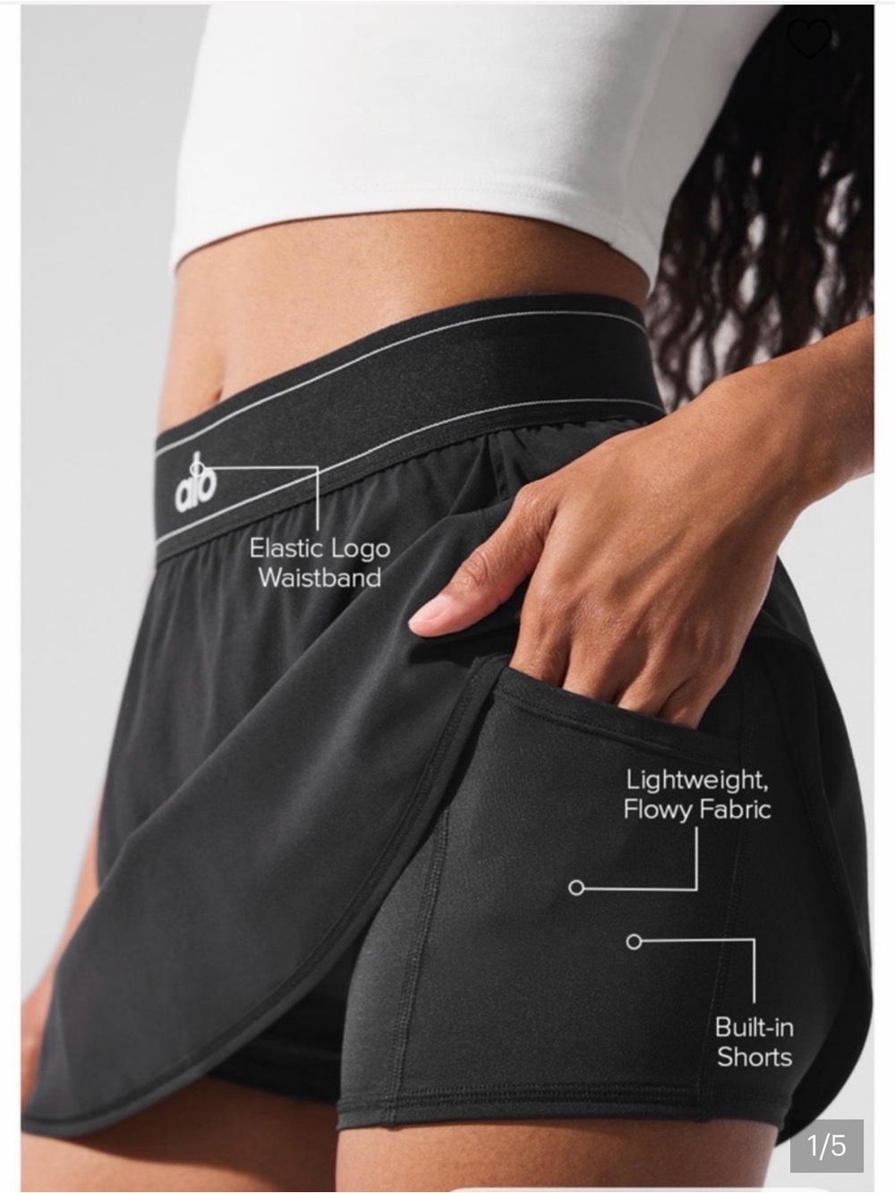 NWT Alo Yoga Match Point Skirt - Picture 2 of 4